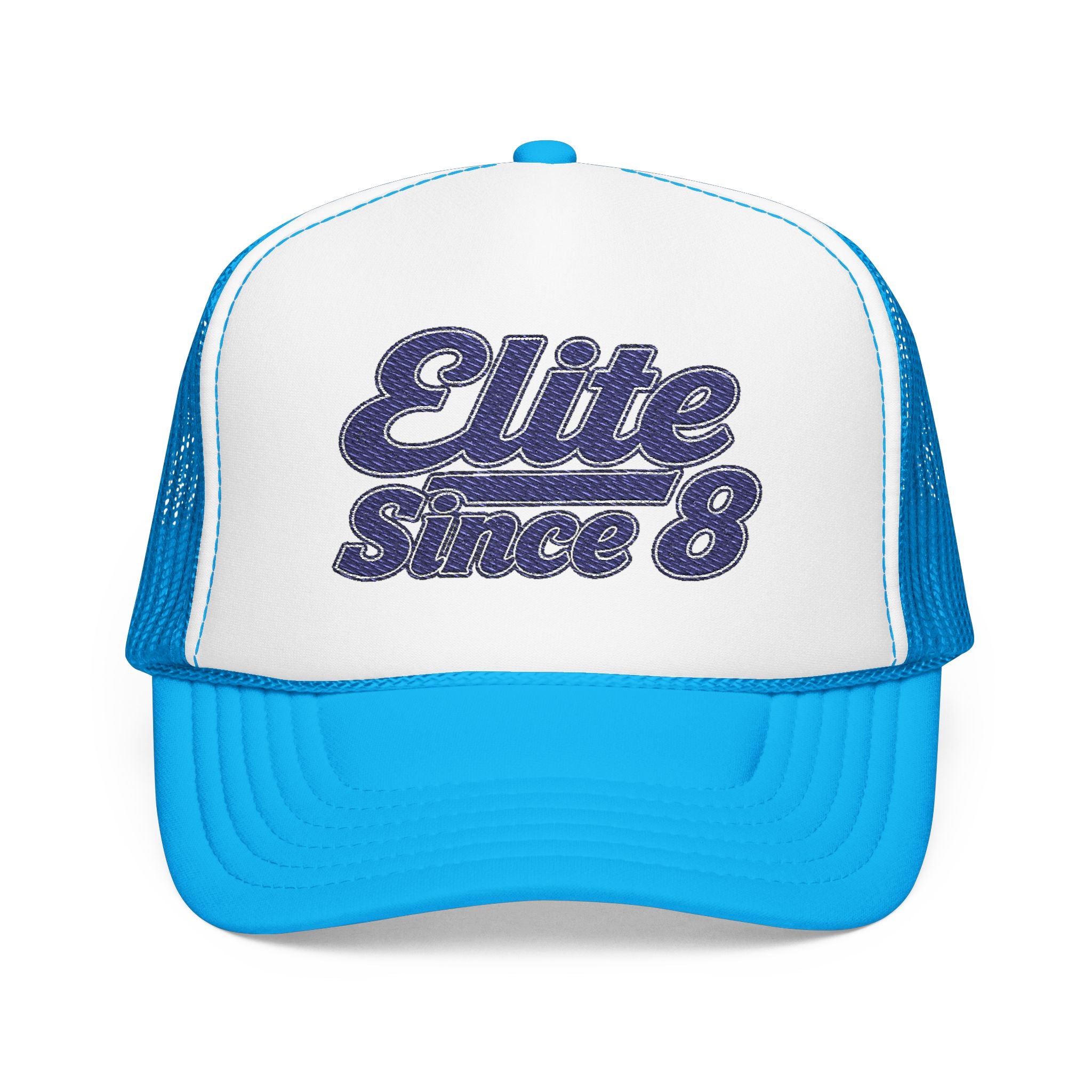 Trucker Hat - "Elite Since 8" Vintage Script Snapback