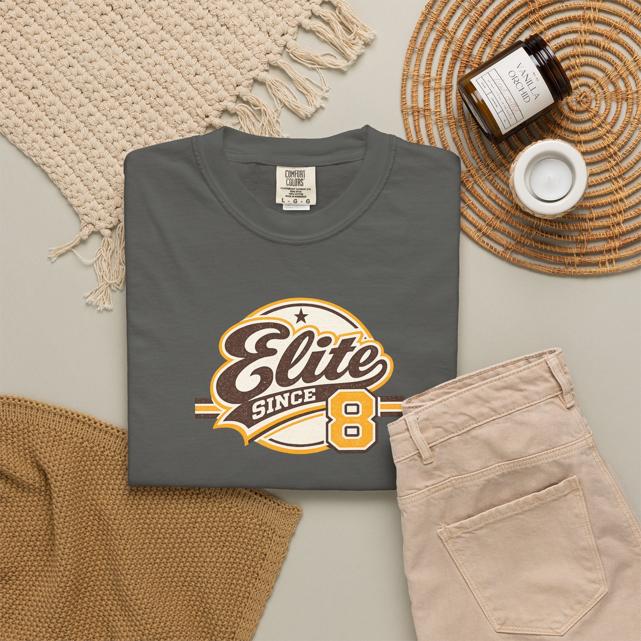 Elite Since 8 Vintage Let Them Play Tee