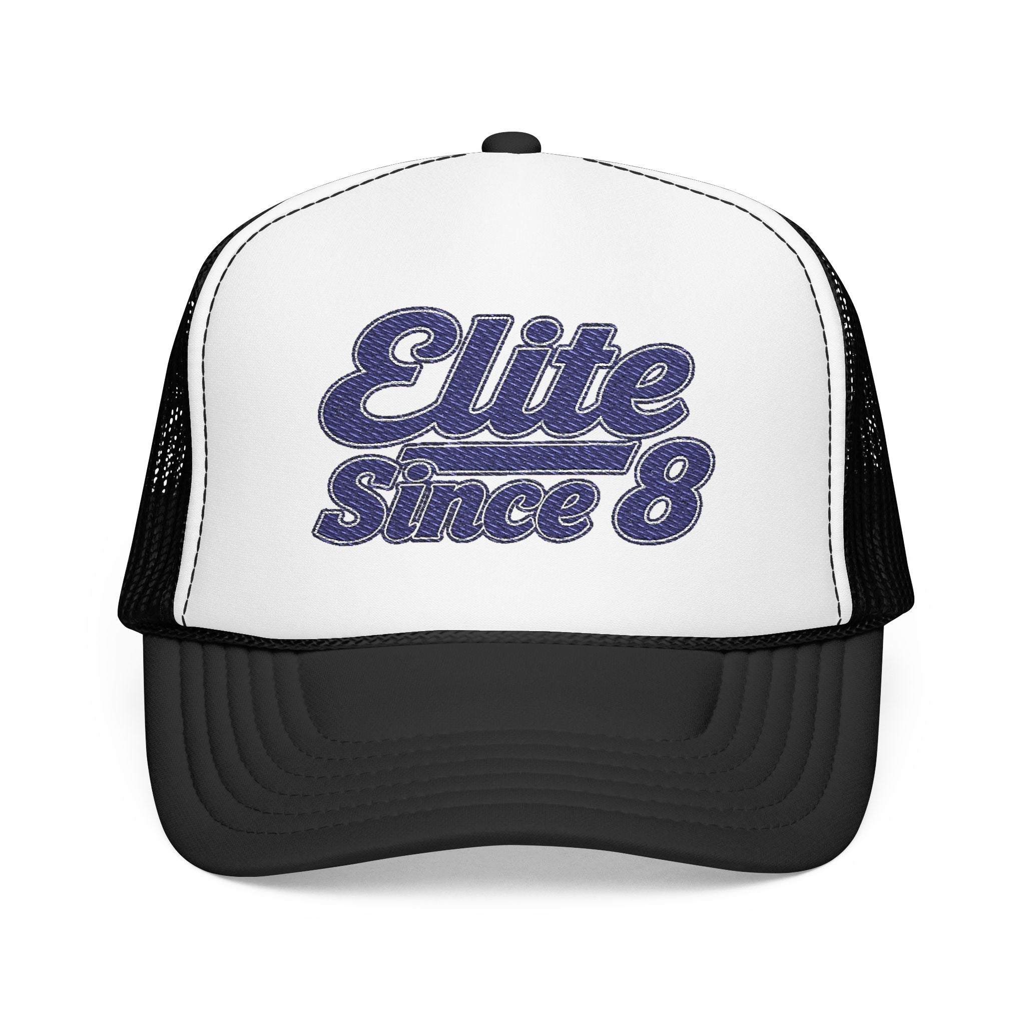 Trucker Hat - "Elite Since 8" Vintage Script Snapback