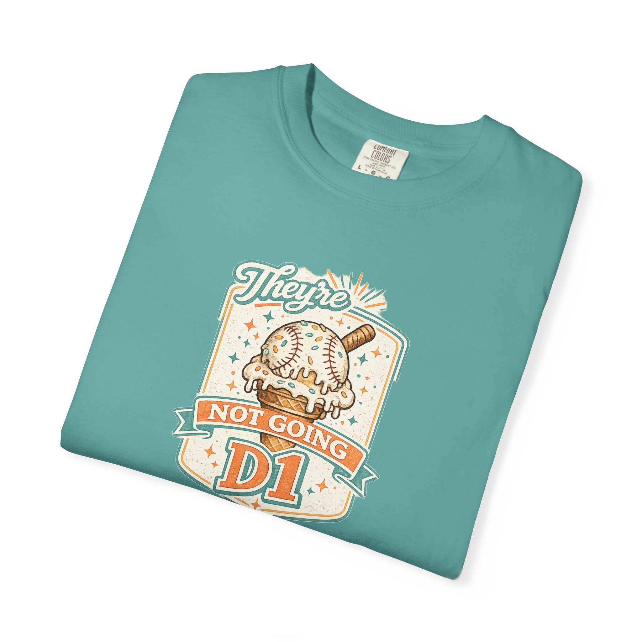 They're Not Going D1 Vintage Baseball Tee