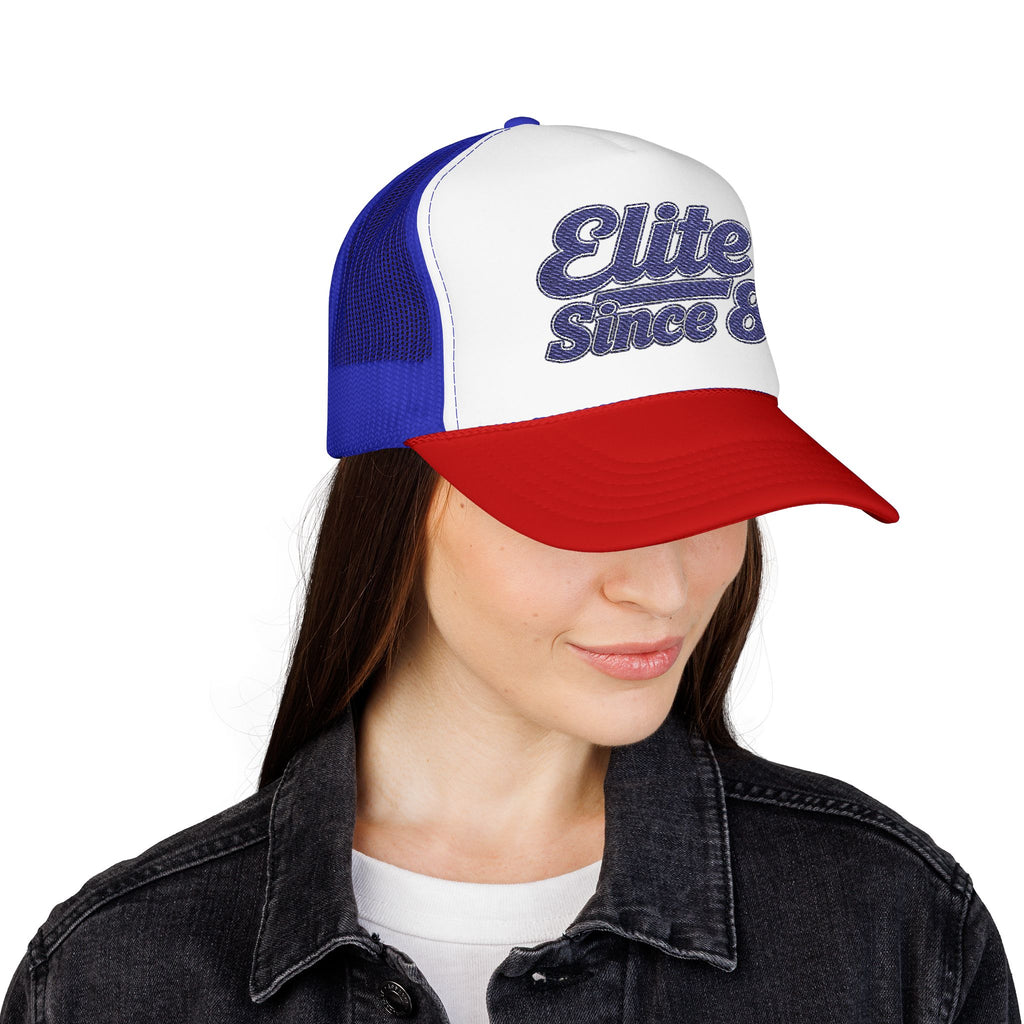 Trucker Hat - "Elite Since 8" Vintage Script Snapback