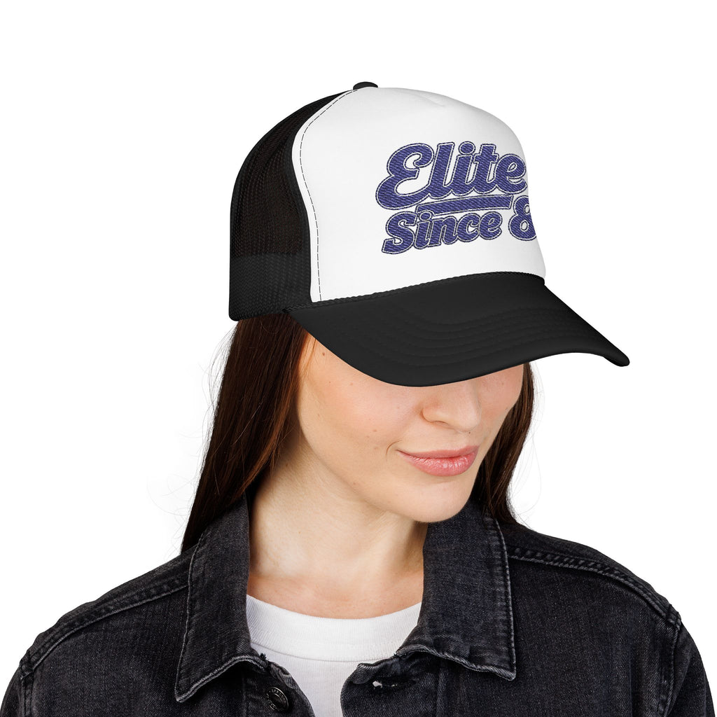 Trucker Hat - "Elite Since 8" Vintage Script Snapback