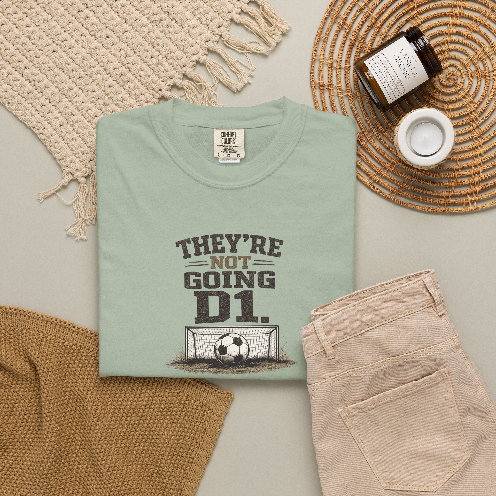 They're Not Going D1 Vintage Soccer Tee