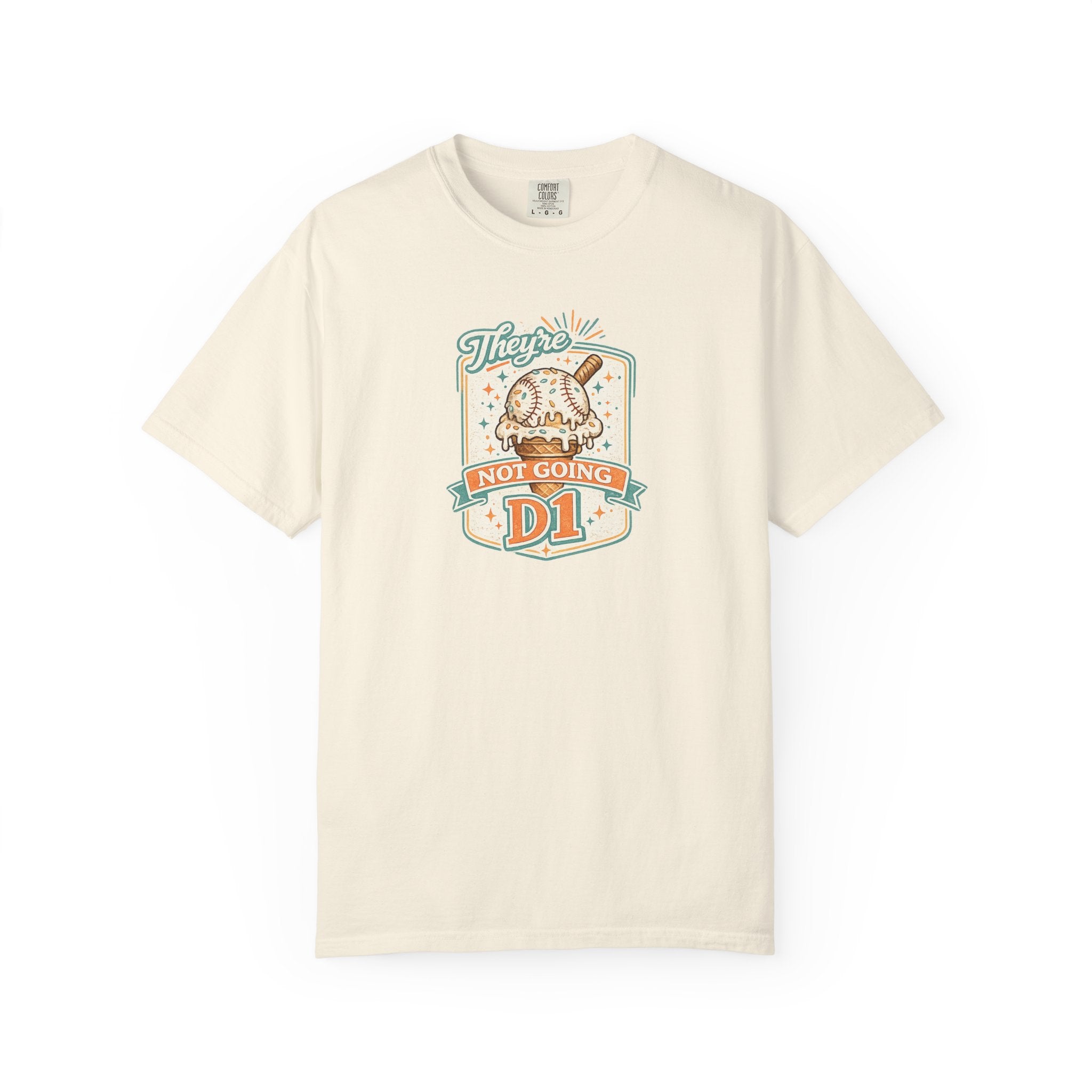 They're Not Going D1 Vintage Baseball Tee