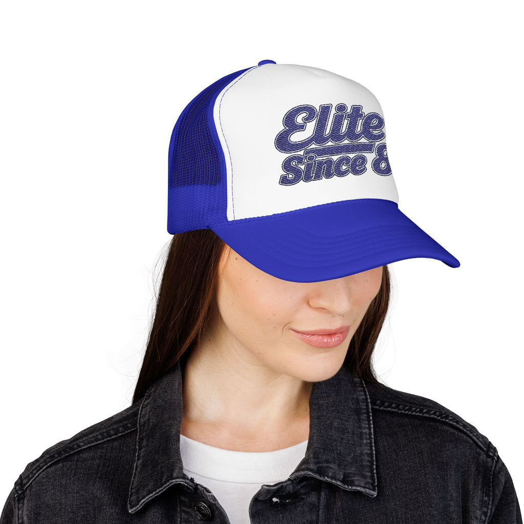 Trucker Hat - "Elite Since 8" Vintage Script Snapback