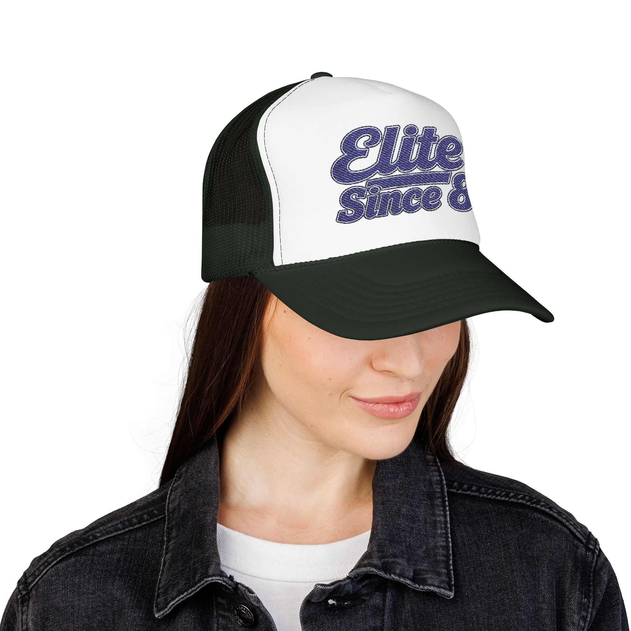 Trucker Hat - "Elite Since 8" Vintage Script Snapback
