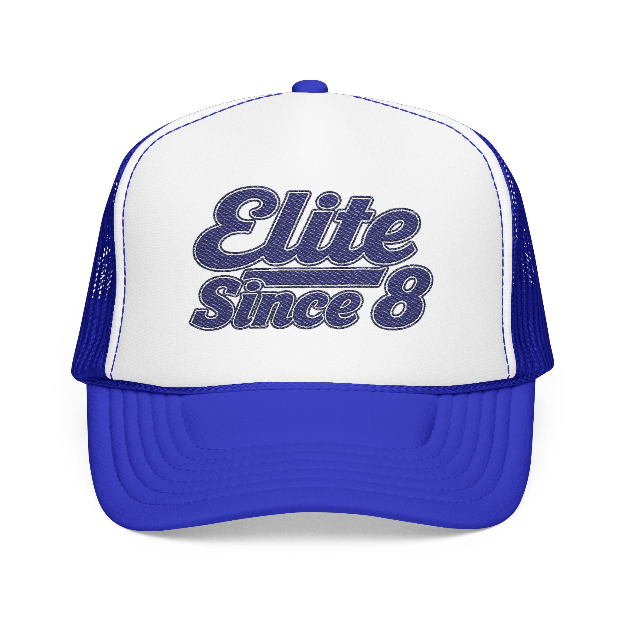 Trucker Hat - "Elite Since 8" Vintage Script Snapback