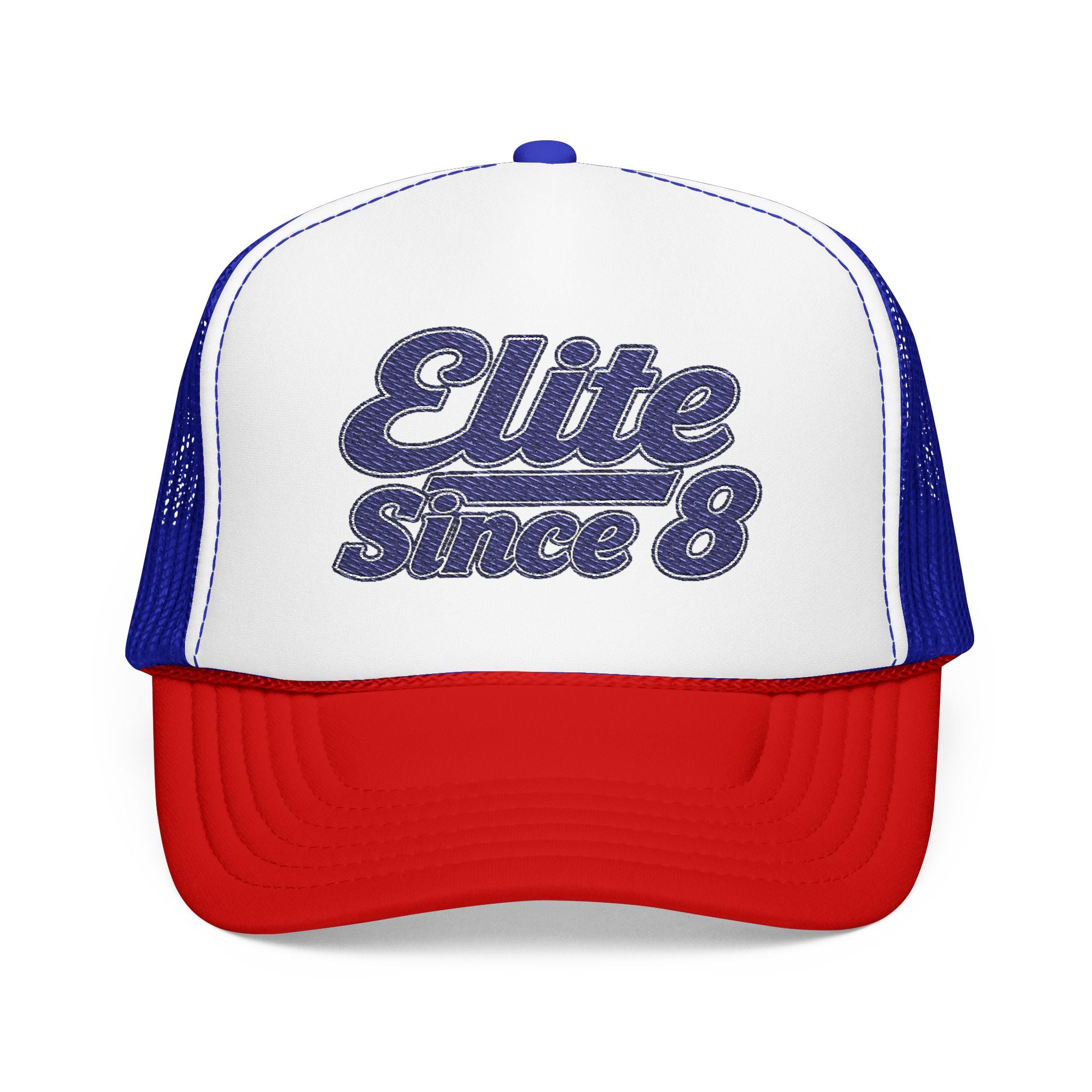 Trucker Hat - "Elite Since 8" Vintage Script Snapback