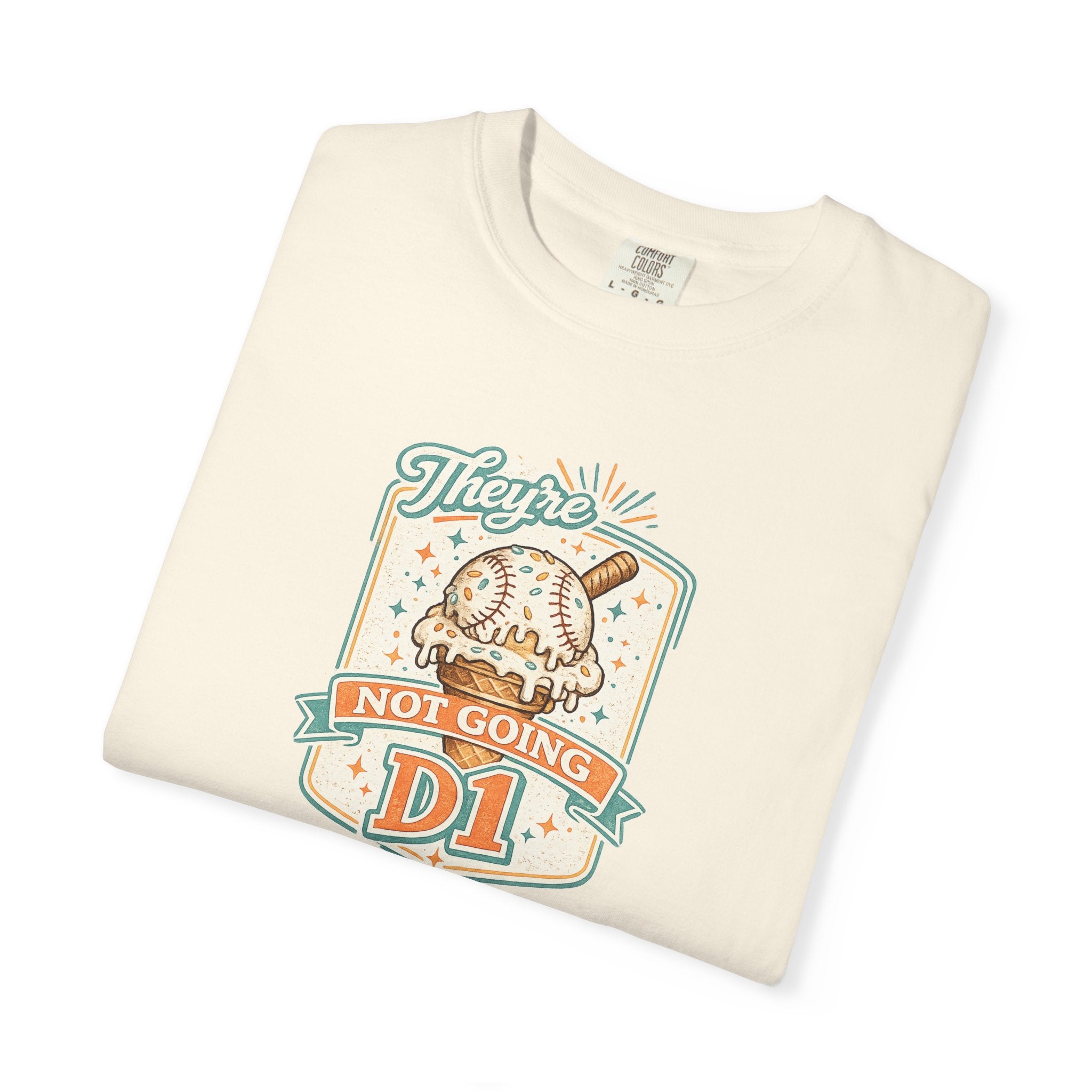 They're Not Going D1 Vintage Baseball Tee