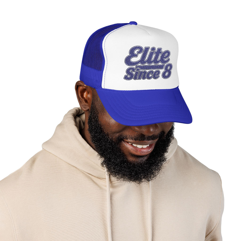 Trucker Hat - "Elite Since 8" Vintage Script Snapback