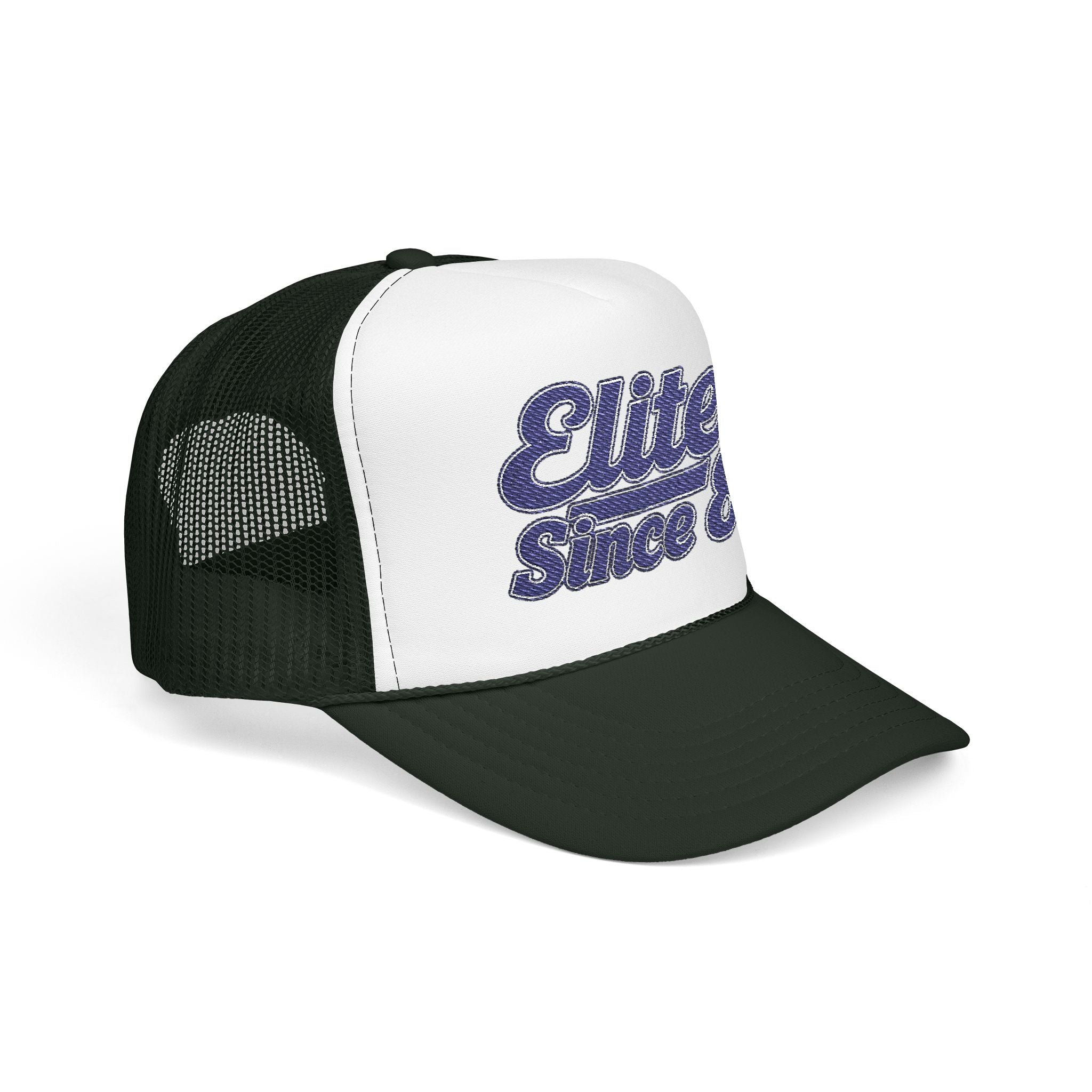 Trucker Hat - "Elite Since 8" Vintage Script Snapback