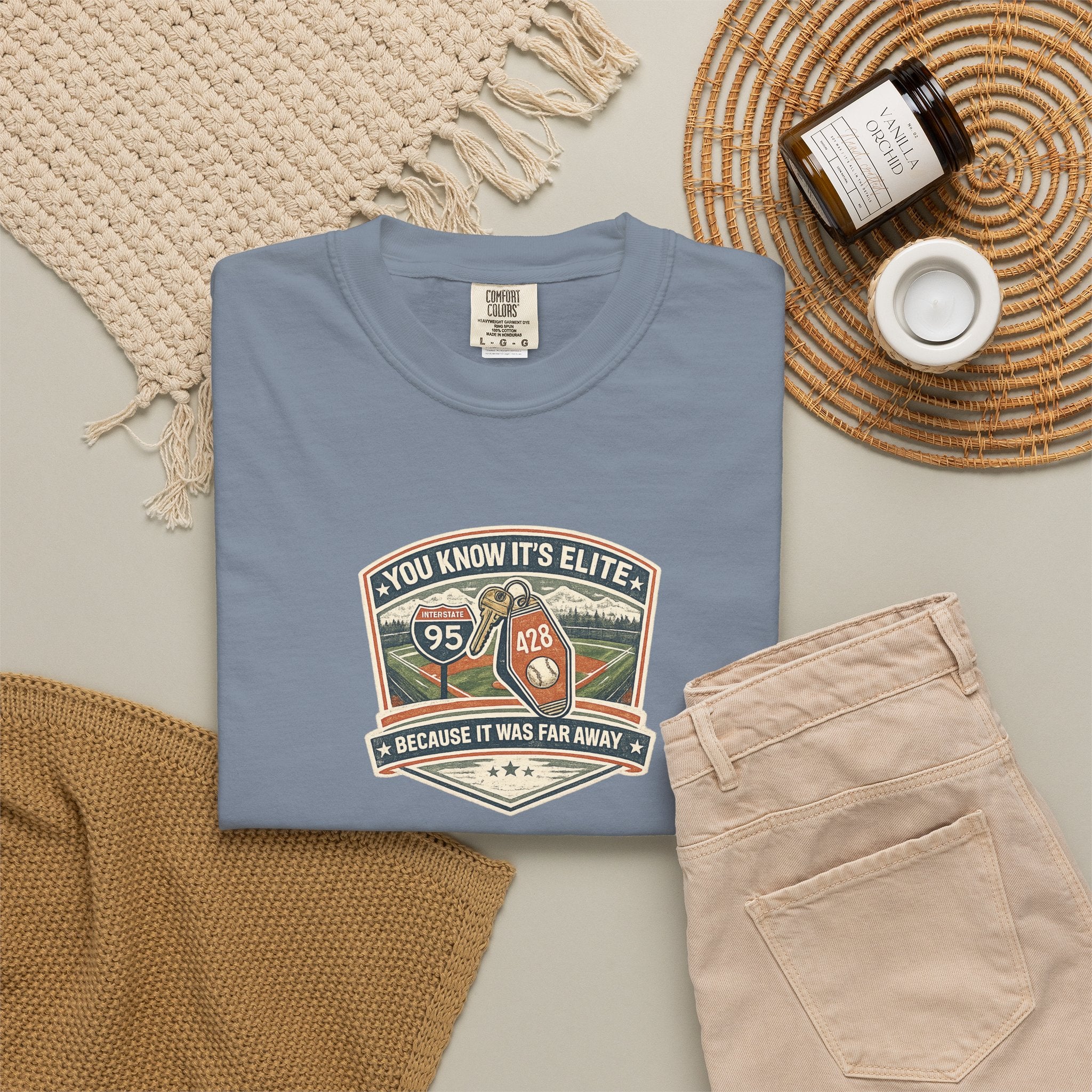 You Know It’s Elite Because It Was Far Away Baseball Tee