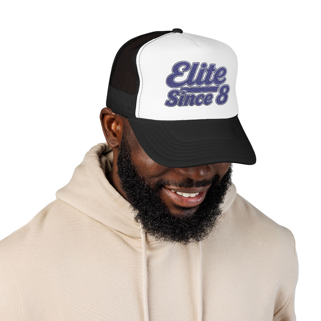 Trucker Hat - "Elite Since 8" Vintage Script Snapback