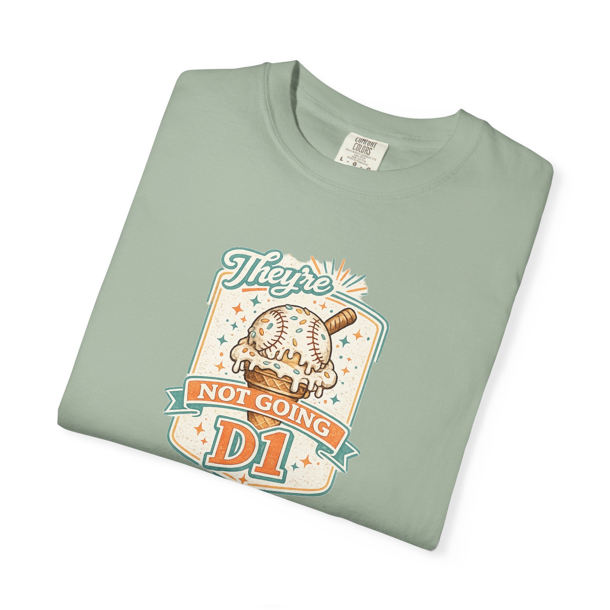 They're Not Going D1 Vintage Baseball Tee