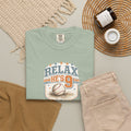 Relax He’s 9 Vintage Baseball Tee