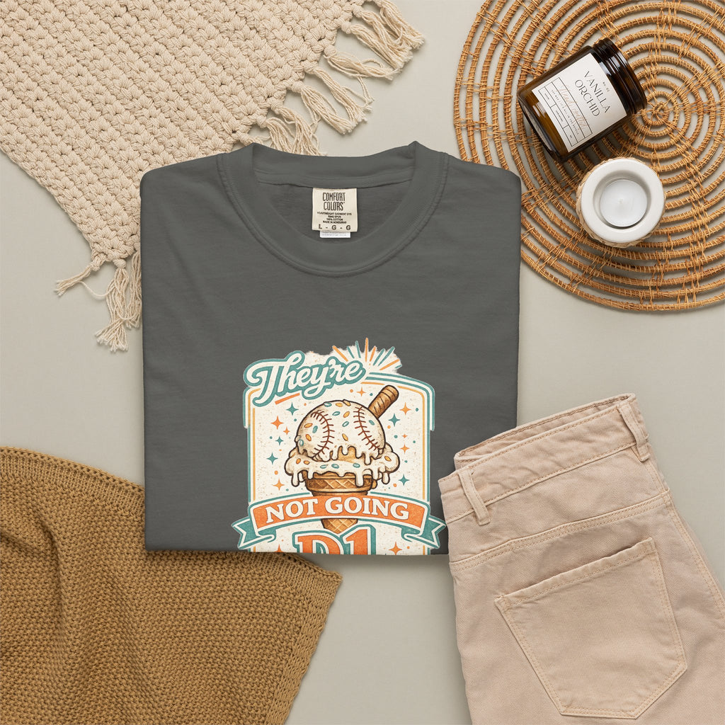 They're Not Going D1 Vintage Baseball Tee